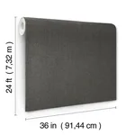Ronald Redding Check Paperweave - Graphite Wallpaper | Buy Online Ronald Redding Check Paperweave wallpaper, color Graphite, SKU YGL7078
