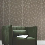 Ronald Redding Chevron Abaca - Cinnamon Wallpaper | Buy Online Ronald Redding Chevron Abaca wallpaper, color Cinnamon, SKU YGL7024