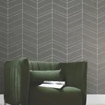 Ronald Redding Chevron Abaca - Portabella Wallpaper | Buy Online Ronald Redding Chevron Abaca wallpaper, color Portabella, SKU YGL7035
