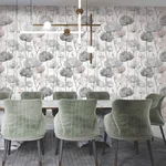 Ronald Redding Cotswolds Poppies - Grey Wallpaper | Buy Online Ronald Redding Cotswolds Poppies wallpaper, color Grey, SKU VR1534