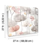 Ronald Redding Cotswolds Poppies wallpaper, color Pastel, SKU VR1538