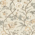 Ronald Redding Courtyard Botanical - Neutral Wallpaper | Buy Online Ronald Redding Courtyard Botanical wallpaper, color Neutral, SKU MX9655