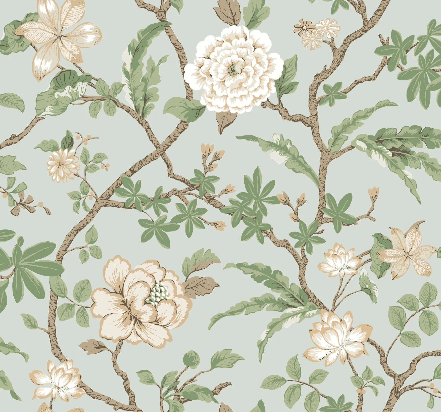 MX9654 | Courtyard Botanical – Pale Blue