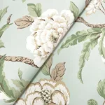 Ronald Redding Courtyard Botanical - Pale Blue Wallpaper | Buy Online Ronald Redding Courtyard Botanical wallpaper, color Pale Blue, SKU MX9654