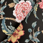 Ronald Redding Courtyard Botanical - Scarlet Wallpaper | Buy Online Ronald Redding Courtyard Botanical wallpaper, color Scarlet, SKU MX9656