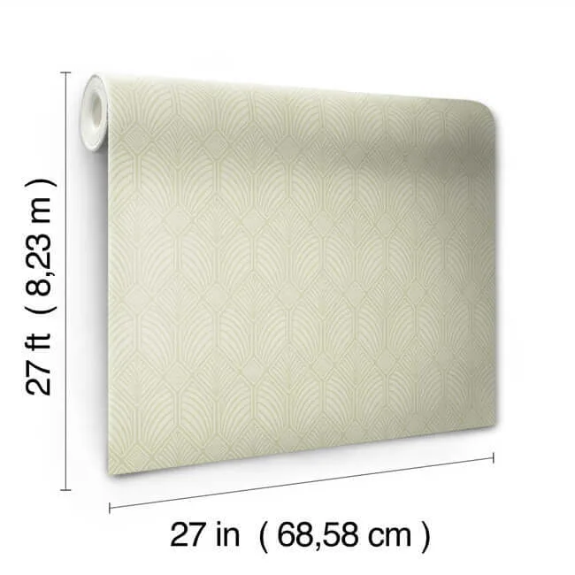 Ronald Redding Craftsman wallpaper, color Green, SKU AC9185