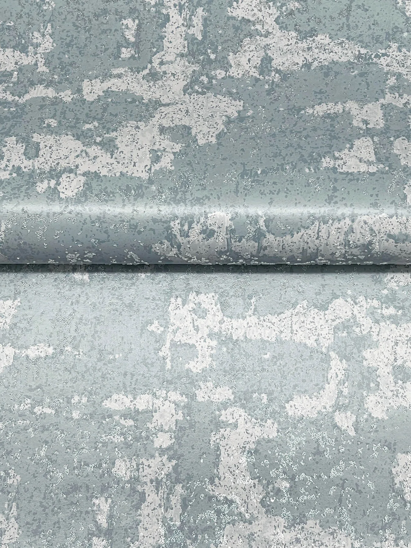 Ronald Redding Crystal Cloud wallpaper, color Denim, SKU VR1543