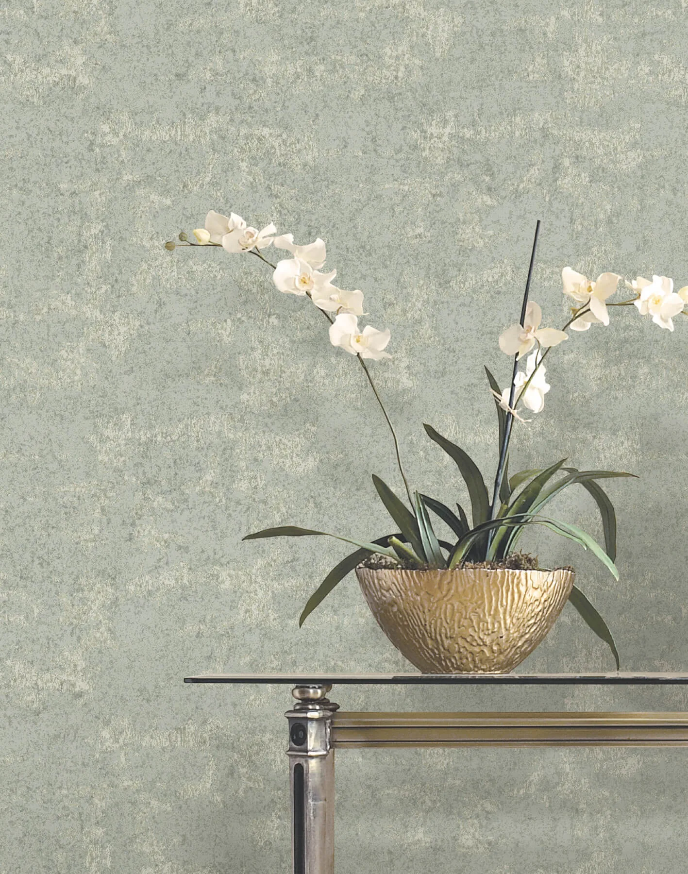 Ronald Redding Crystal Cloud - Sage Wallpaper | Buy Online Ronald Redding Crystal Cloud wallpaper, color Sage, SKU VR1545