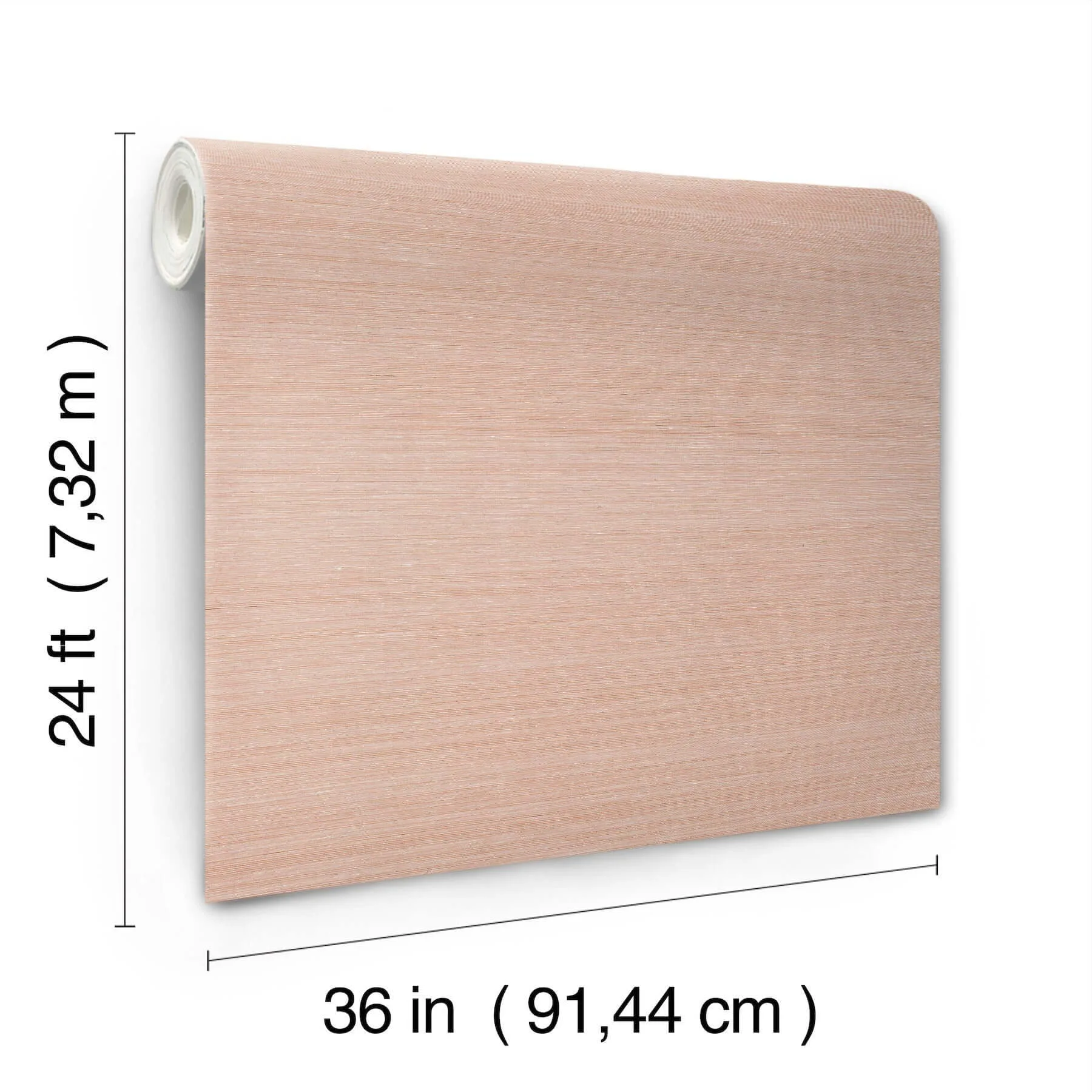 Ronald Redding Delicate Abaca - Brick Wallpaper | Buy Online Ronald Redding Delicate Abaca wallpaper, color Brick, SKU GV0281