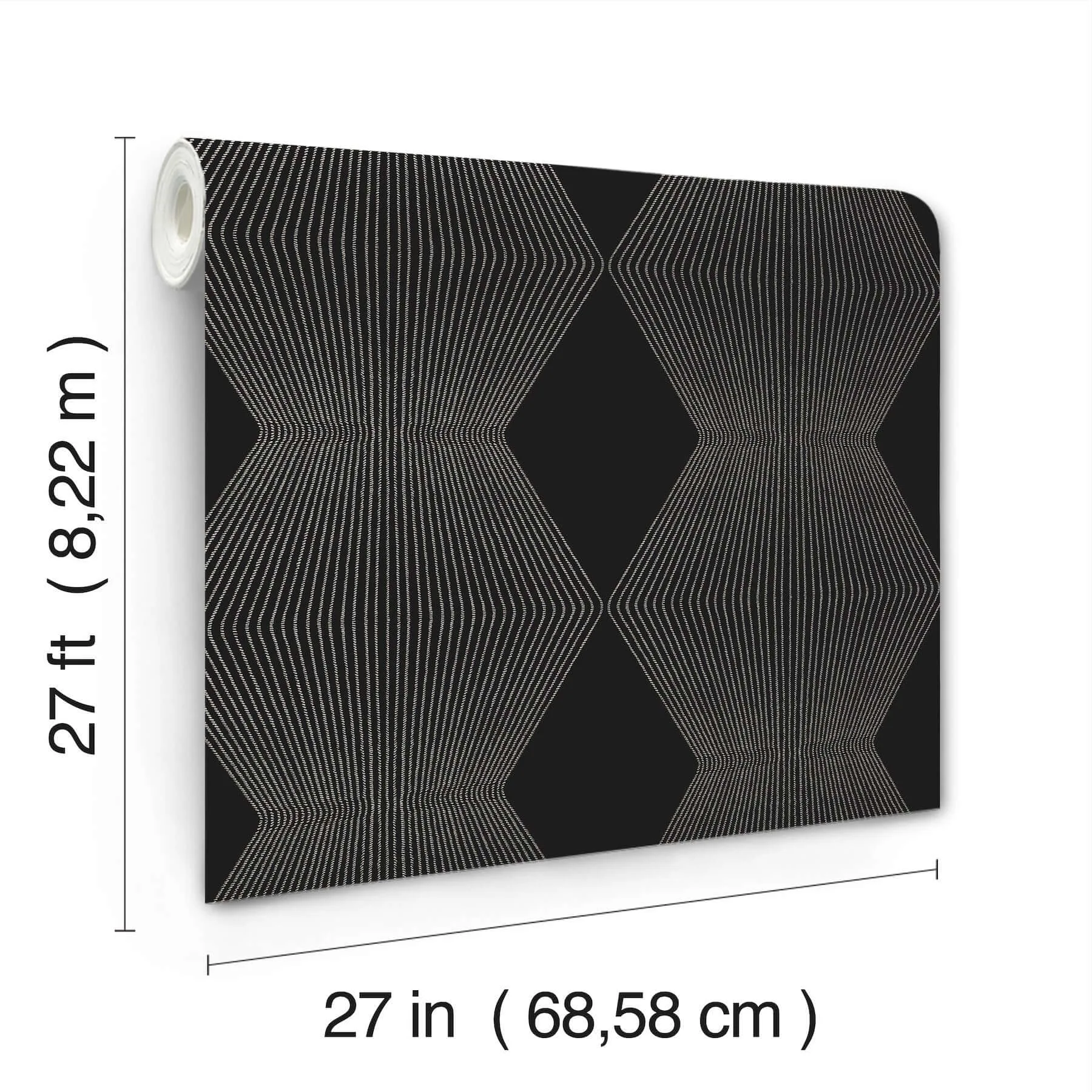 Ronald Redding Diamond Legacy - Black Wallpaper | Buy Online Ronald Redding Diamond Legacy wallpaper, color Black, SKU MX9631
