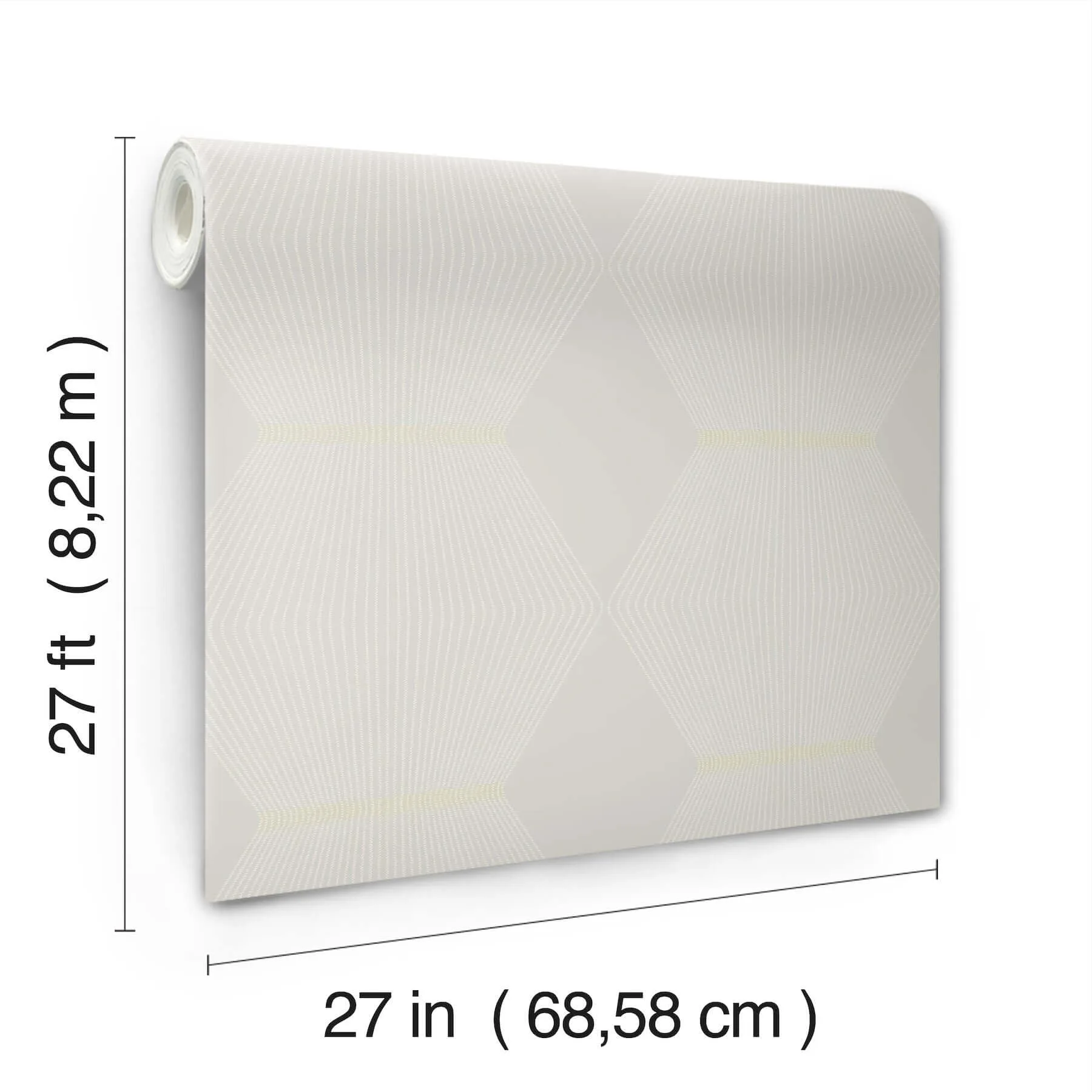 Ronald Redding Diamond Legacy wallpaper, color Soft Grey, SKU MX9633