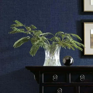 Ronald Redding Diplomacy Weave wallpaper, color Blue, SKU 5870