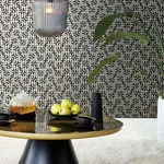 Ronald Redding Dynastic Lattice - Black Wallpaper | Buy Online Ronald Redding Dynastic Lattice wallpaper, color Black, SKU 5801