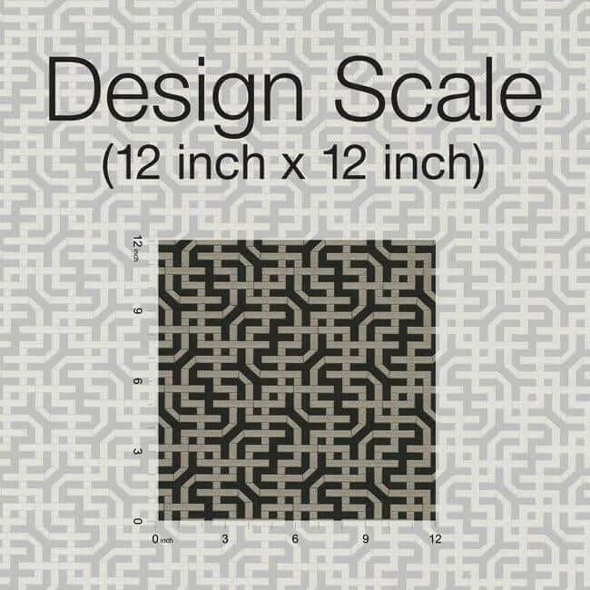 Ronald Redding Dynastic Lattice - Black Wallpaper | Buy Online Ronald Redding Dynastic Lattice wallpaper, color Black, SKU 5801