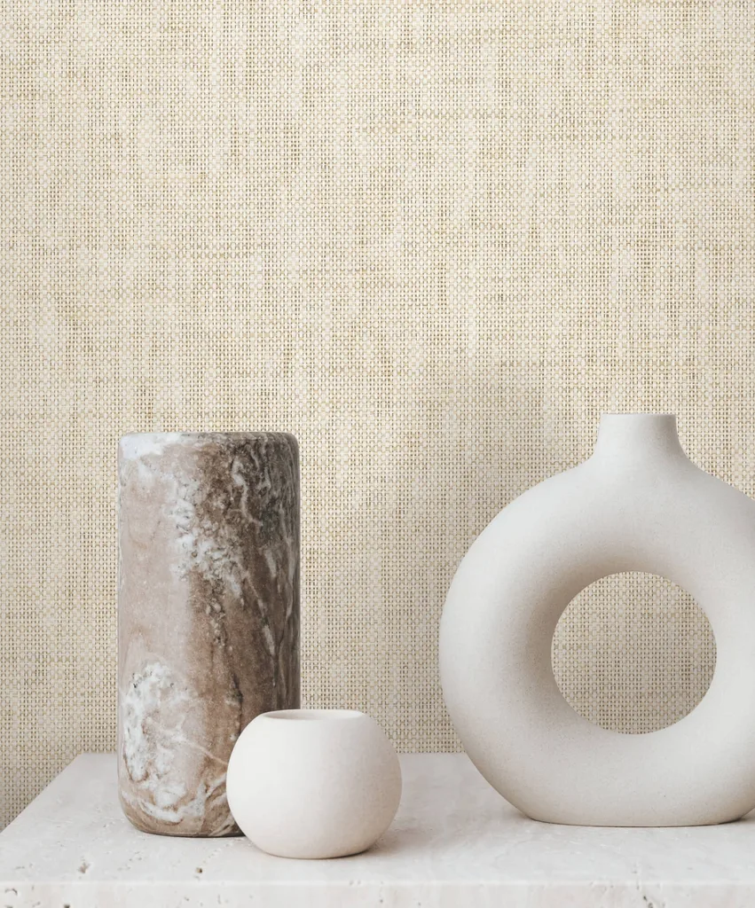 Ronald Redding Edo Paperweave wallpaper, color Natural, SKU GV0181