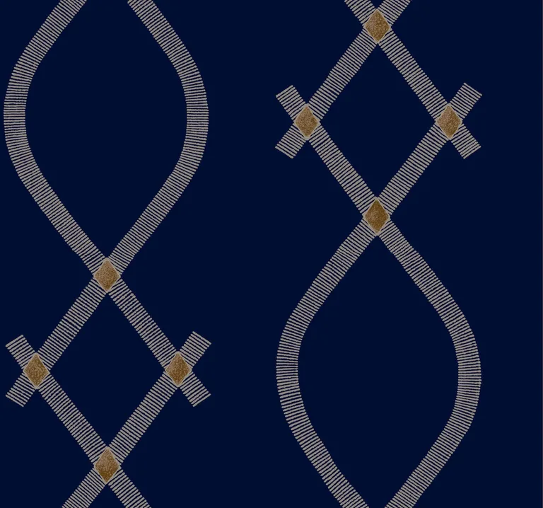 Ronald Redding Ellena wallpaper, color Navy, SKU ZA8032