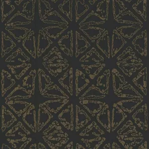 Ronald Redding Empire Diamond wallpaper, color Black & Gold, SKU KT2110