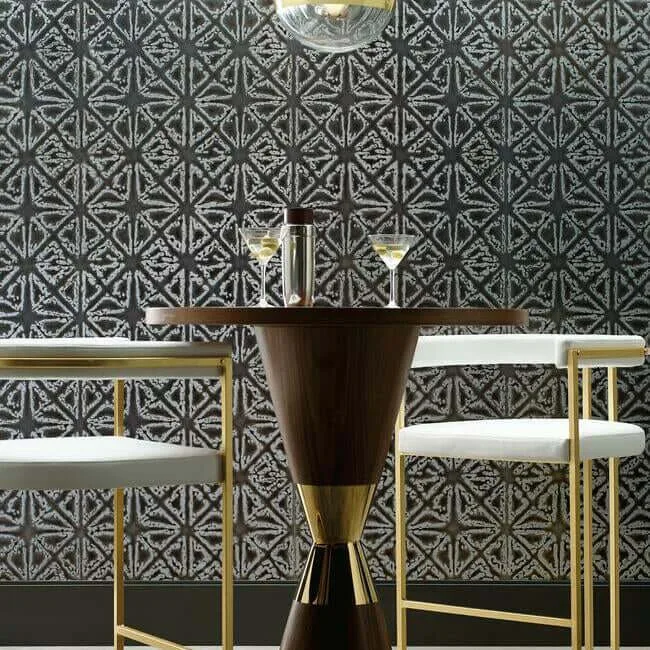 Ronald Redding Empire Diamond - Grey Wallpaper | Buy Online Ronald Redding Empire Diamond wallpaper, color Grey, SKU KT2111