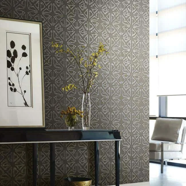 Ronald Redding Empire Diamond - Grey Wallpaper | Buy Online Ronald Redding Empire Diamond wallpaper, color Grey, SKU KT2111