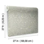 Ronald Redding Empire Diamond - Silver & Taupe Wallpaper | Buy Online Ronald Redding Empire Diamond wallpaper, color Silver & Taupe, SKU KT2112