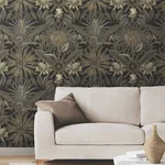 Ronald Redding Enchanted Garden - Black Wallpaper | Buy Online Ronald Redding Enchanted Garden wallpaper, color Black, SKU VR1531