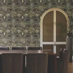 Ronald Redding Enchanted Garden - Black Wallpaper | Buy Online Ronald Redding Enchanted Garden wallpaper, color Black, SKU VR1531