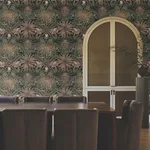 Ronald Redding Enchanted Garden - Chocolate Wallpaper | Buy Online Ronald Redding Enchanted Garden wallpaper, color Chocolate, SKU VR1529