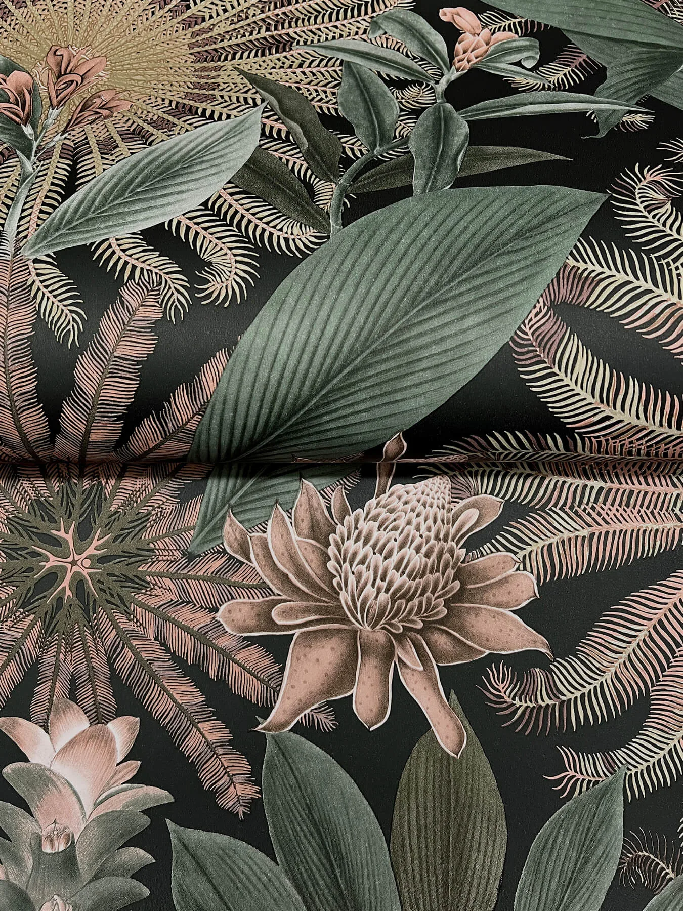 Ronald Redding Enchanted Garden - Chocolate Wallpaper | Buy Online Ronald Redding Enchanted Garden wallpaper, color Chocolate, SKU VR1529
