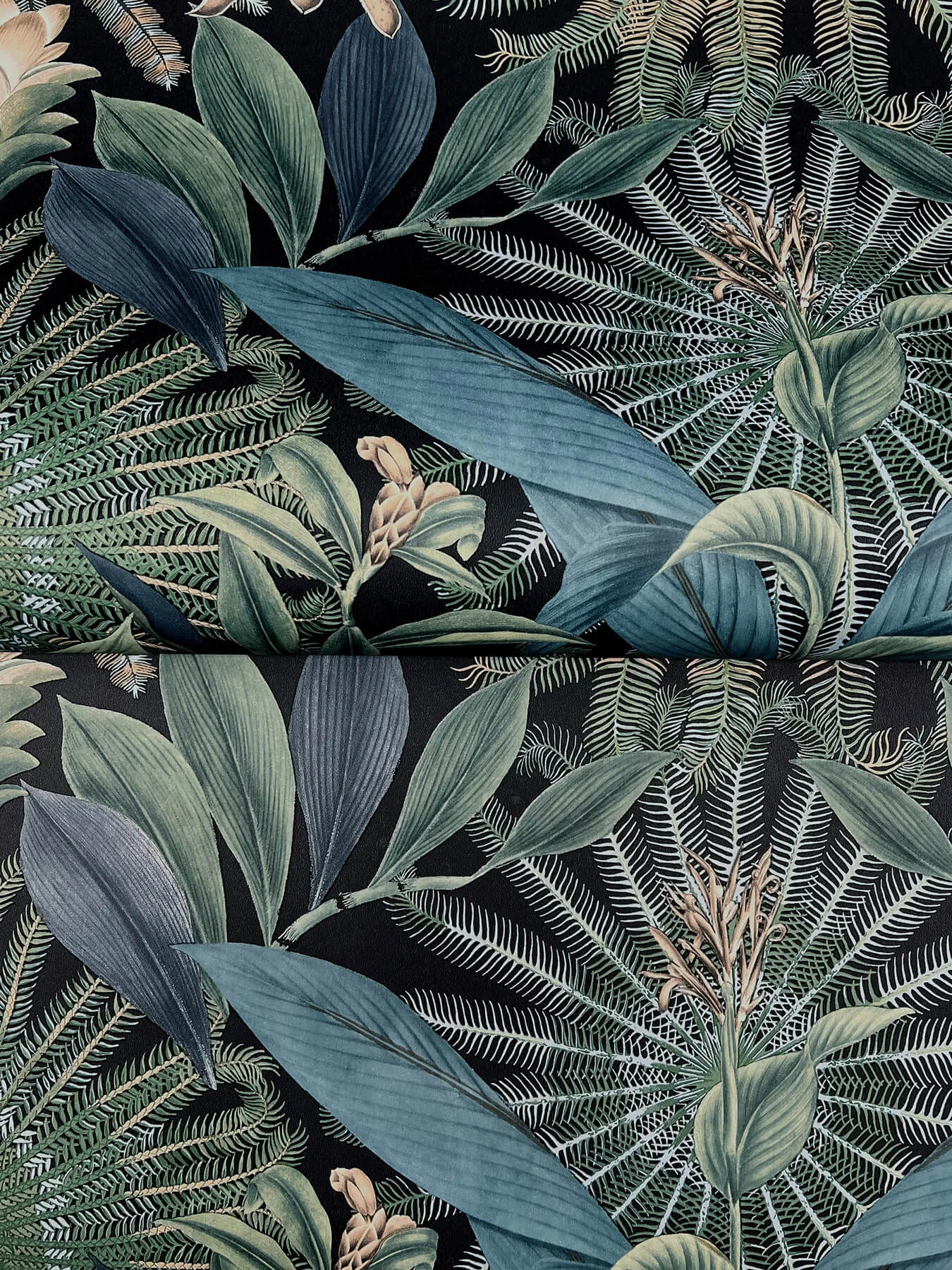 Ronald Redding Enchanted Garden - Navy Wallpaper | Buy Online Ronald Redding Enchanted Garden wallpaper, color Navy, SKU VR1532