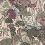 Ronald Redding Falling Waters wallpaper, color Plum, SKU VR1556
