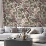 Ronald Redding Falling Waters wallpaper, color Plum, SKU VR1556