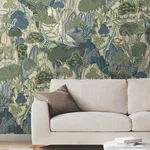 Ronald Redding Falling Waters - Sapphire Wallpaper | Buy Online Ronald Redding Falling Waters wallpaper, color Sapphire, SKU VR1554