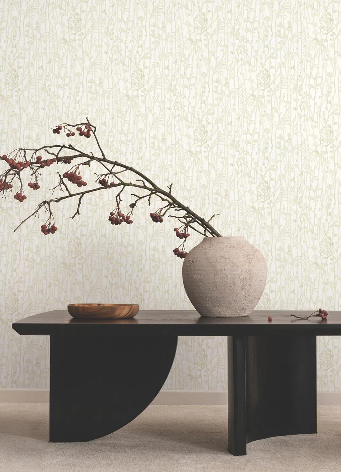 Ronald Redding Filigree wallpaper, color Beige, SKU VR1559