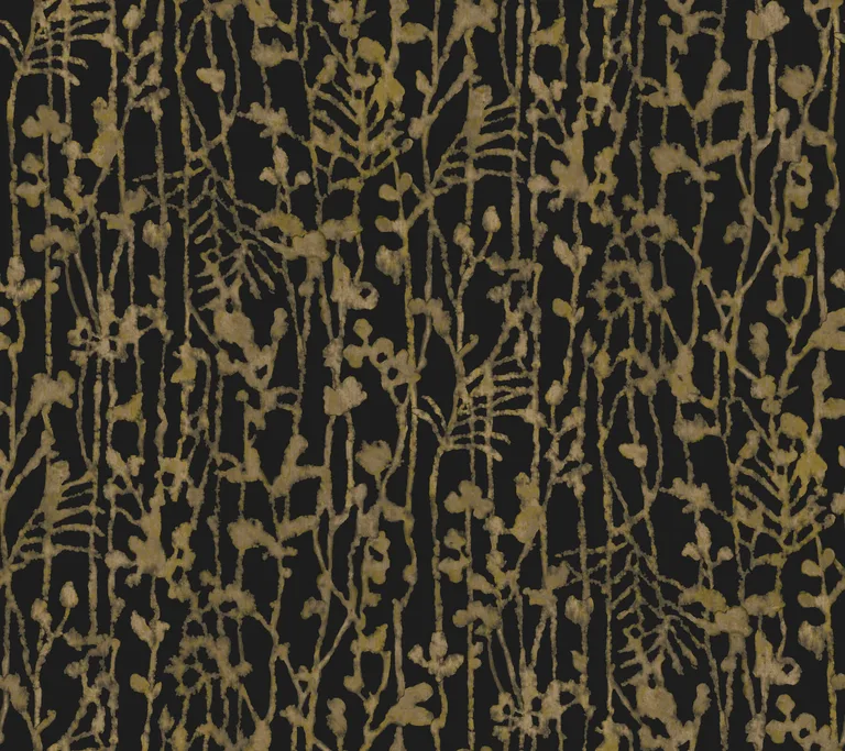 Ronald Redding Filigree wallpaper, color Black, SKU VR1562