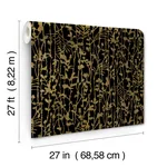 Ronald Redding Filigree - Black Wallpaper | Buy Online Ronald Redding Filigree wallpaper, color Black, SKU VR1562