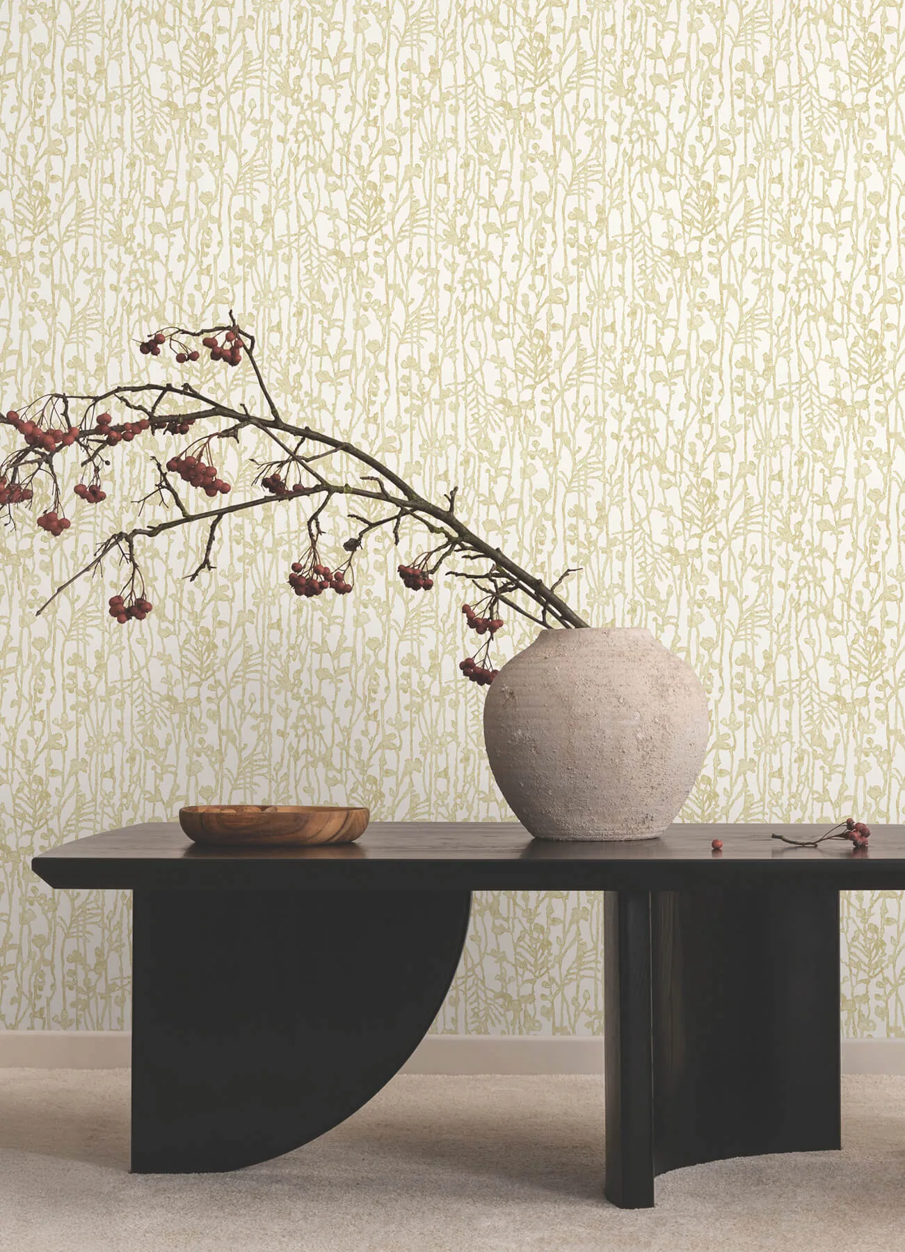 Ronald Redding Filigree wallpaper, color Gold, SKU VR1560