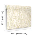 Ronald Redding Filigree - Gold Wallpaper | Buy Online Ronald Redding Filigree wallpaper, color Gold, SKU VR1560