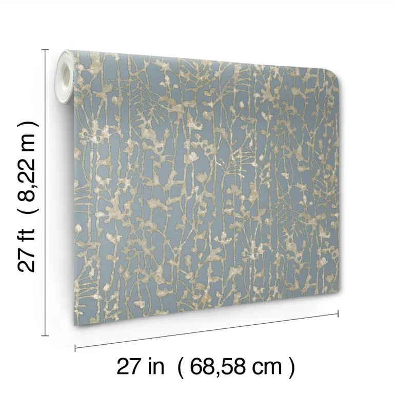 Ronald Redding Filigree wallpaper, color Light Blue, SKU VR1557