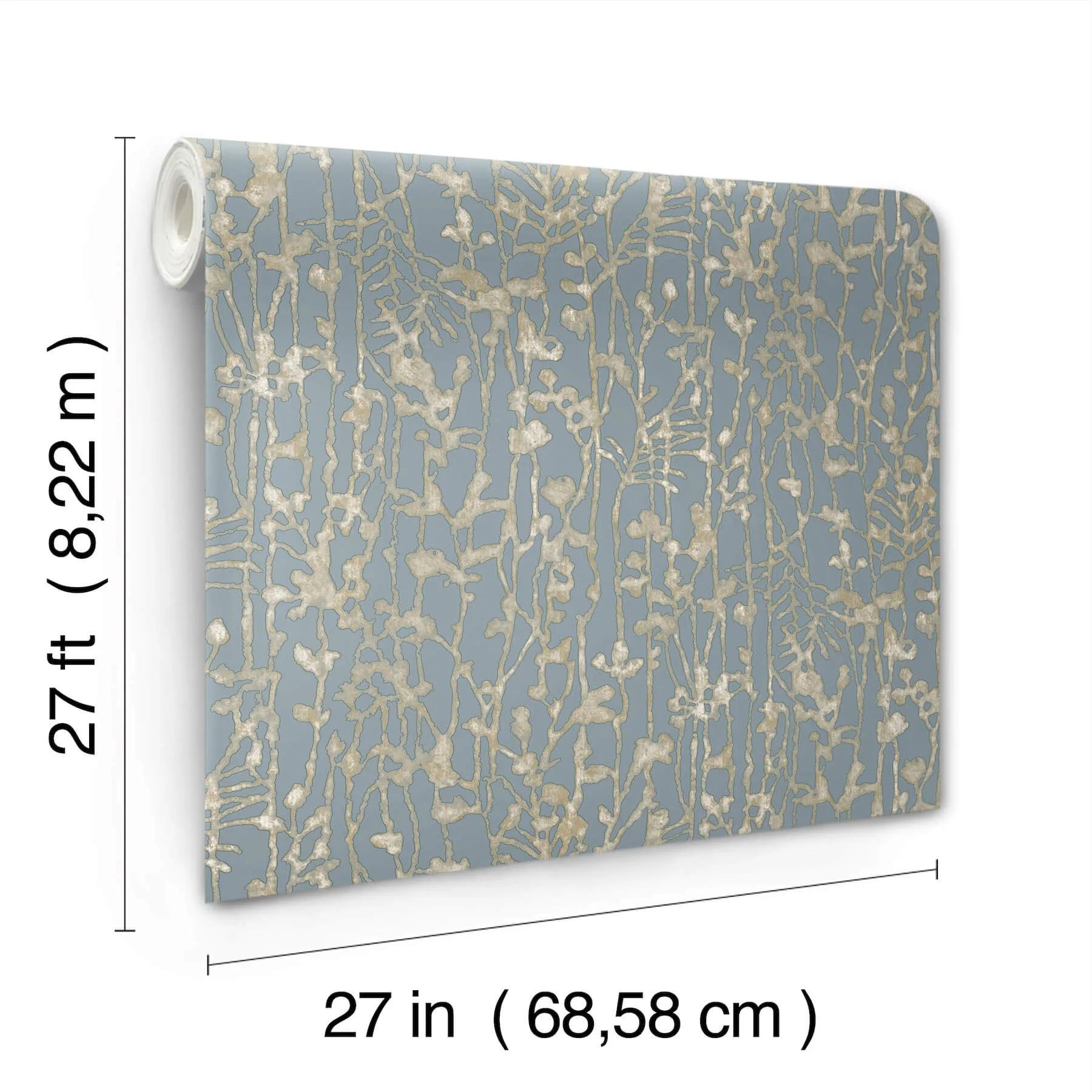 Ronald Redding Filigree - Light Blue Wallpaper | Buy Online Ronald Redding Filigree wallpaper, color Light Blue, SKU VR1557