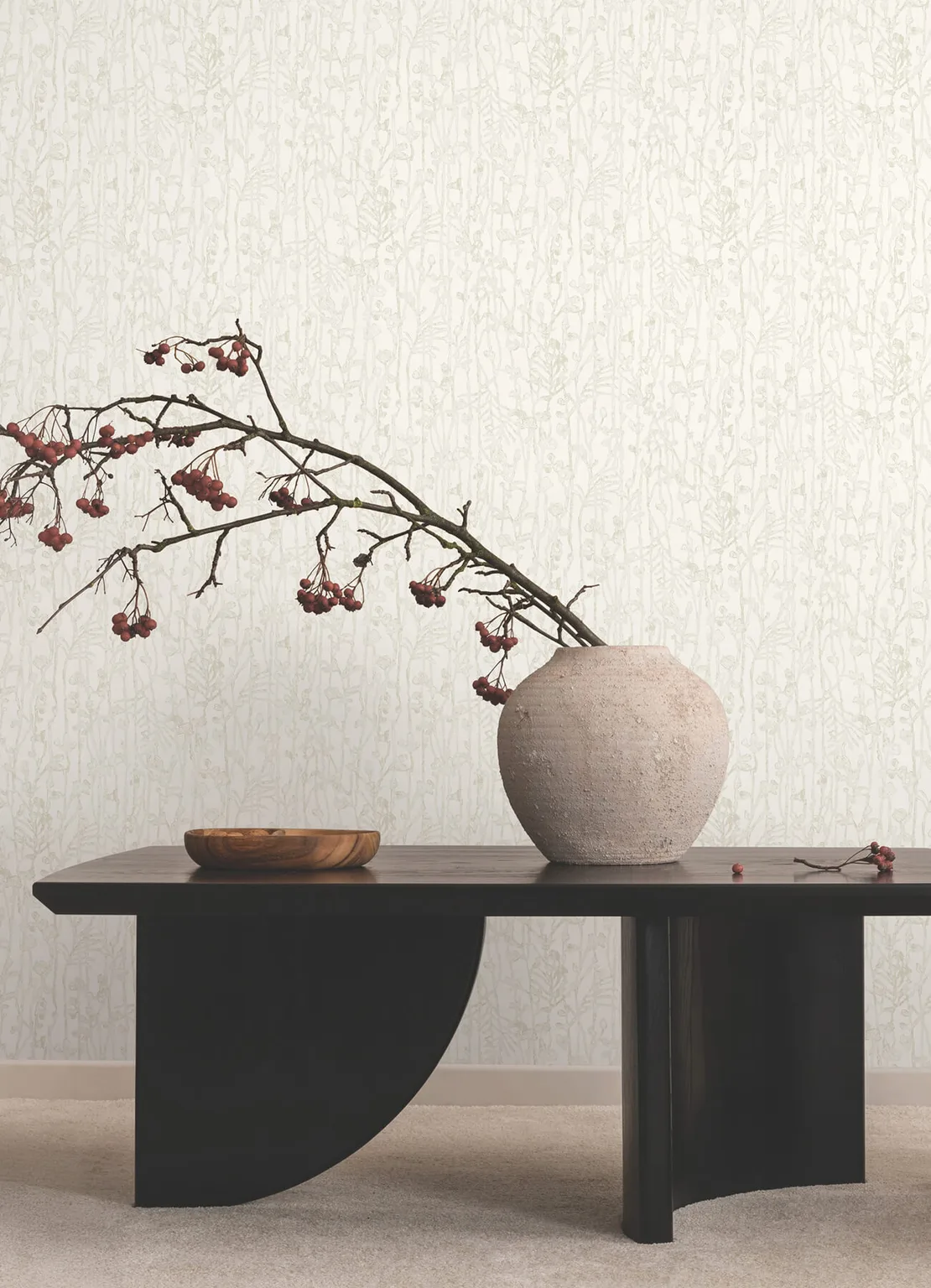Ronald Redding Filigree wallpaper, color Pearl, SKU VR1558