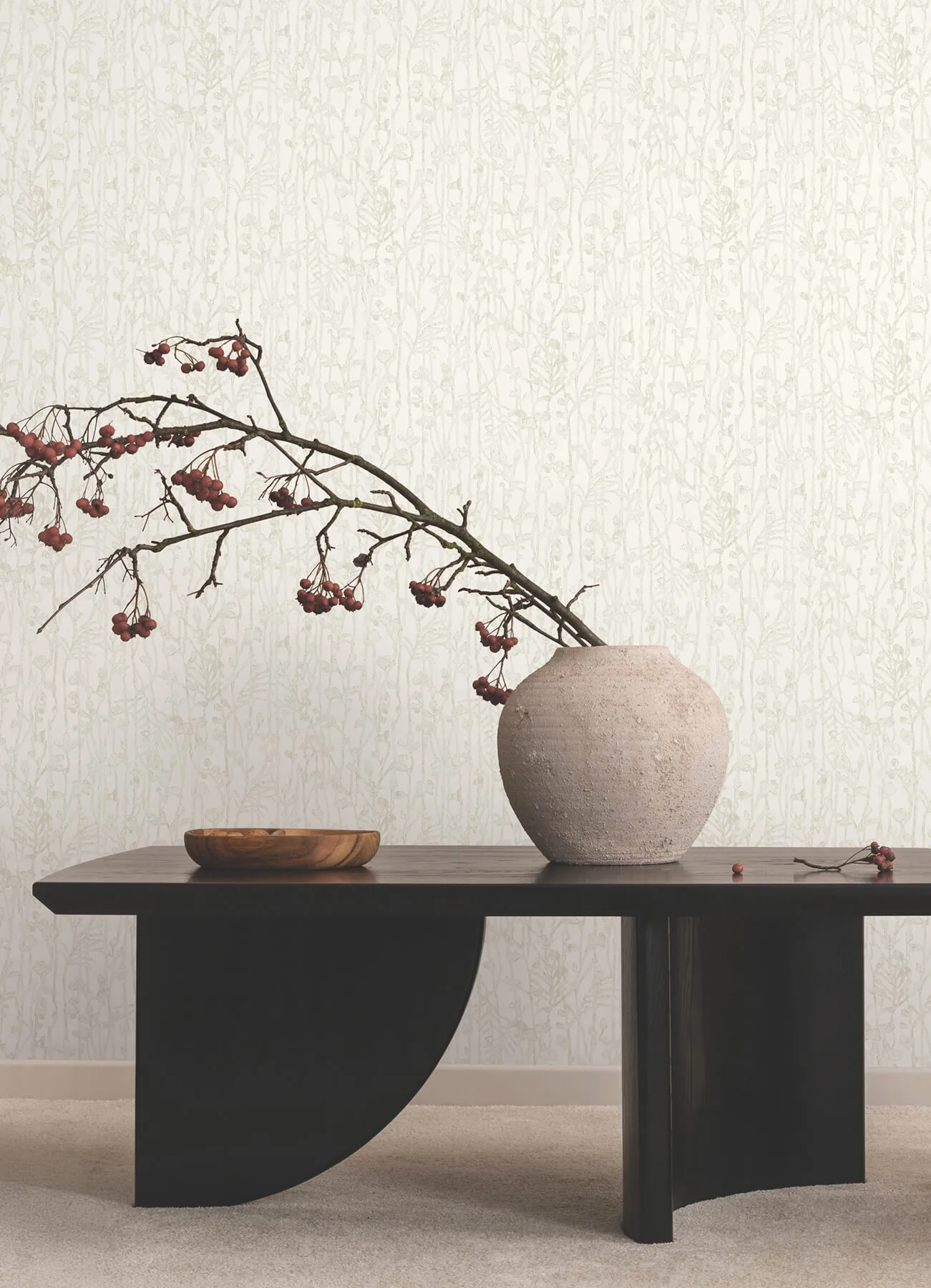 Ronald Redding Filigree wallpaper, color Pearl, SKU VR1558