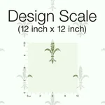 Ronald Redding Fleur De Lis - White & Green Wallpaper | Buy Online Ronald Redding Fleur De Lis wallpaper, color White & Green, SKU KT2194