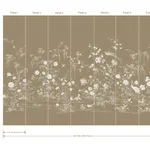 Ronald Redding Flowering Vine Chino - Brown Wallpaper | Buy Online Ronald Redding Flowering Vine Chino wallpaper, color Brown, SKU KT2263M