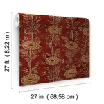 Ronald Redding French Marigold - Red & Gold Wallpaper | Buy Online Ronald Redding French Marigold wallpaper, color Red & Gold, SKU ZA8019