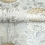 Ronald Redding French Marigold wallpaper, color White & Gold, SKU AF6516