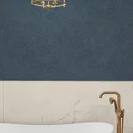 Ronald Redding Geodes wallpaper, color Navy, SKU GT4527
