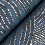 Ronald Redding Geodes wallpaper, color Navy, SKU GT4527