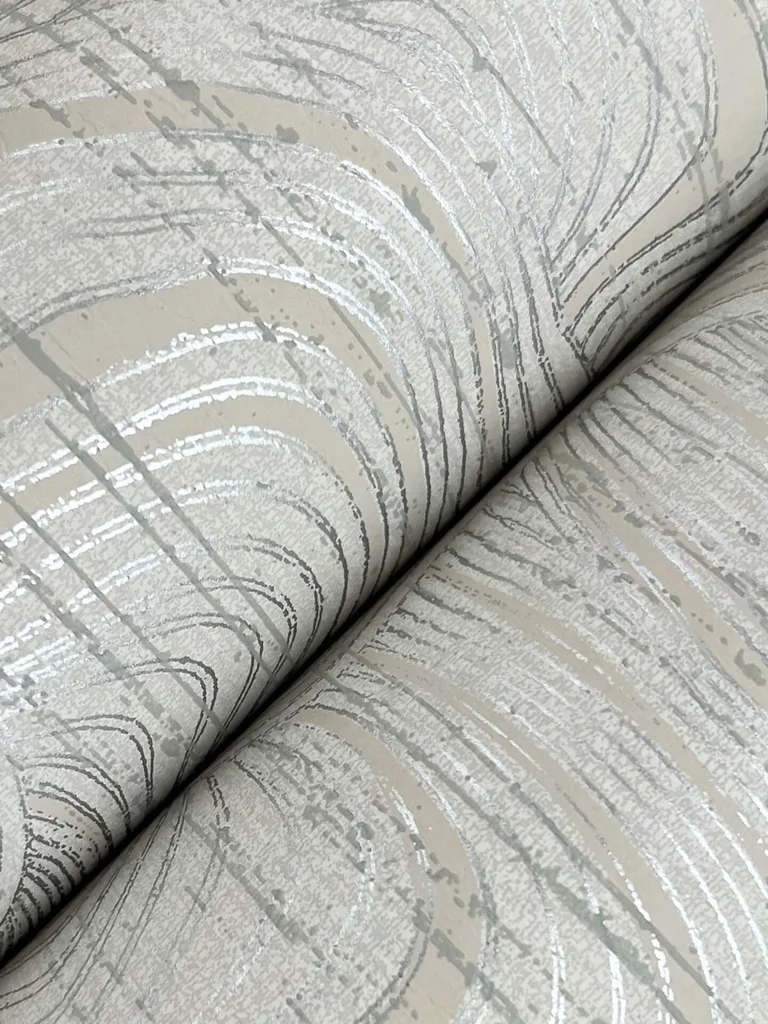 Ronald Redding Geodes wallpaper, color Taupe, SKU KT2164