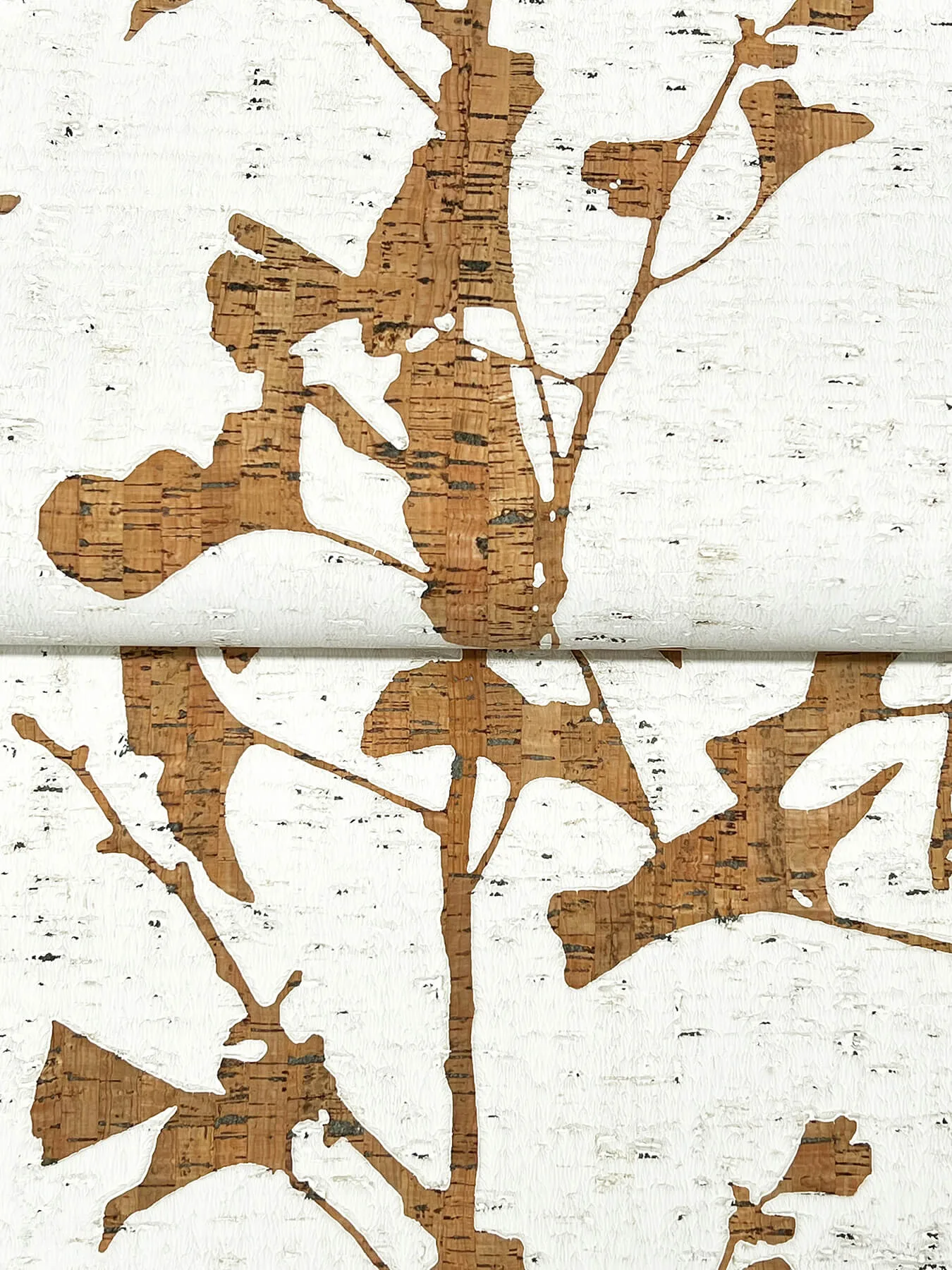 Ronald Redding Ginkgo Silhouette - Light Brown Wallpaper | Buy Online Ronald Redding Ginkgo Silhouette wallpaper, color Light Brown, SKU VR1509