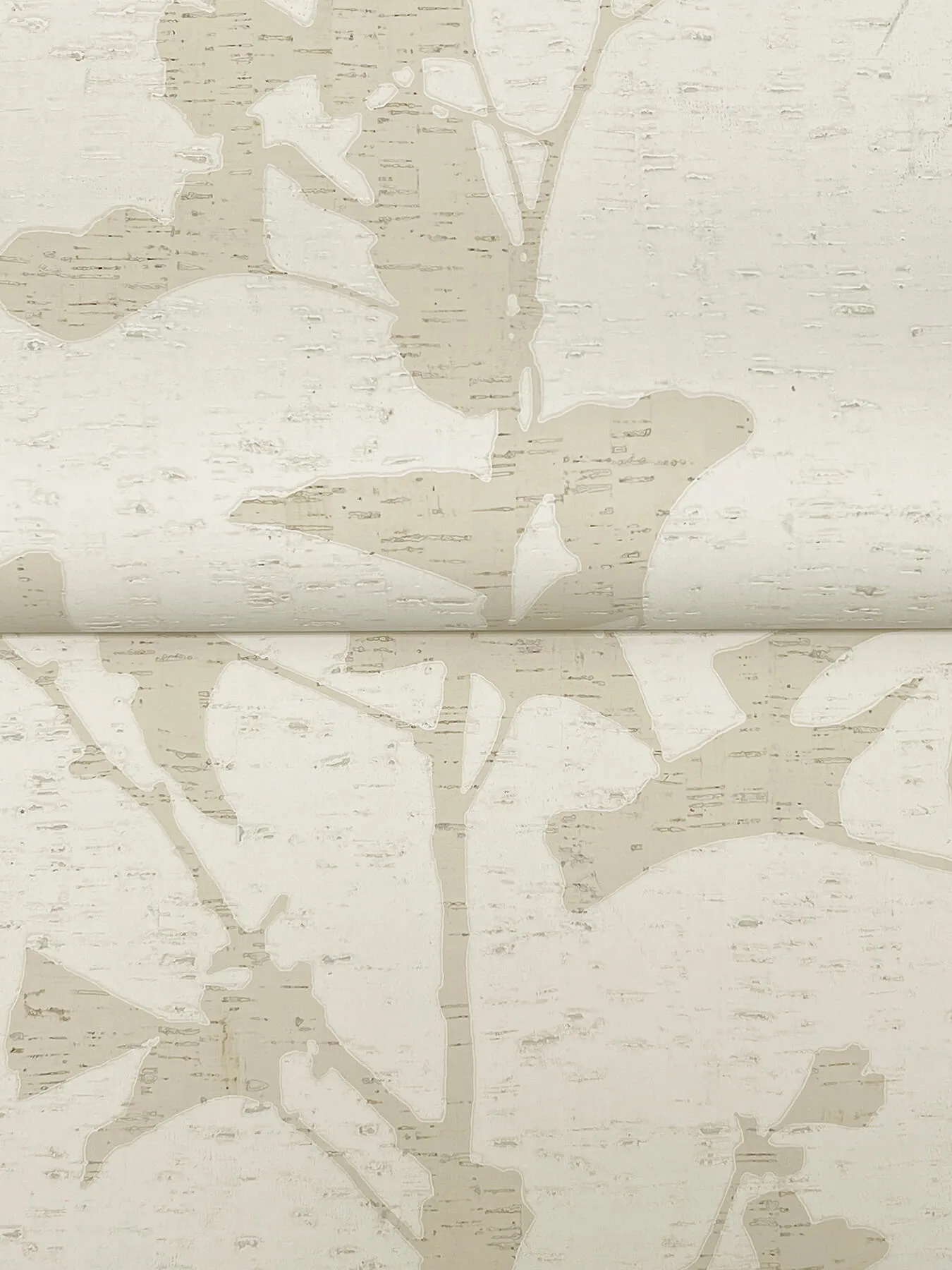Ronald Redding Ginkgo Silhouette - Neutral Wallpaper | Buy Online Ronald Redding Ginkgo Silhouette wallpaper, color Neutral, SKU VR1511
